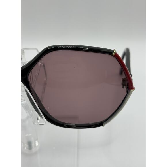 Nina Ricci Boutique Paris Vintage Sunglasses Burgundy Black France